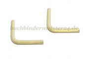 Buchecken, passiviert<br>13 mm Schenkellänge<br>1,5 mm Fassung