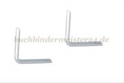 Book corners<br>nickel plated<br>22 mm shank<br>1.5 mm capacity