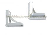 Book corners<br>nickel plated<br>14 mm shank<br>3.5 mm capacity