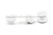 Binding screws<br>plastic<br>5 mm capacity<br>white