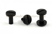 Binding screws<br>plastic<br>12 mm capacity<br>black