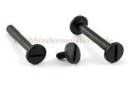 Buchschrauben<br>aus Kunststoff<br>35 mm Fassung<br>schwarz