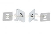 Magnetic snap closures<br>4 parts, 19 x 19 mm, nickel plated