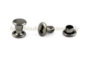 Rapid rivets<br>post 6 mm<br>black plated<br>closed