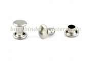 Rapid rivets<br>post 6 mm<br>nickel plated<br>closed
