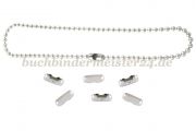 Ball chain connectors<br>for 2.4 mm diameter<br>nickel plated