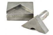Book corner tool for pneumatic press