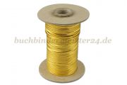 Rundgummi<br>gold-metallic<br>1,6mm Durchm.<br>20 m auf Spule