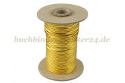 Rundgummi<br>gold-metallic<br>1,6mm Durchm.<br>20 m auf Spule